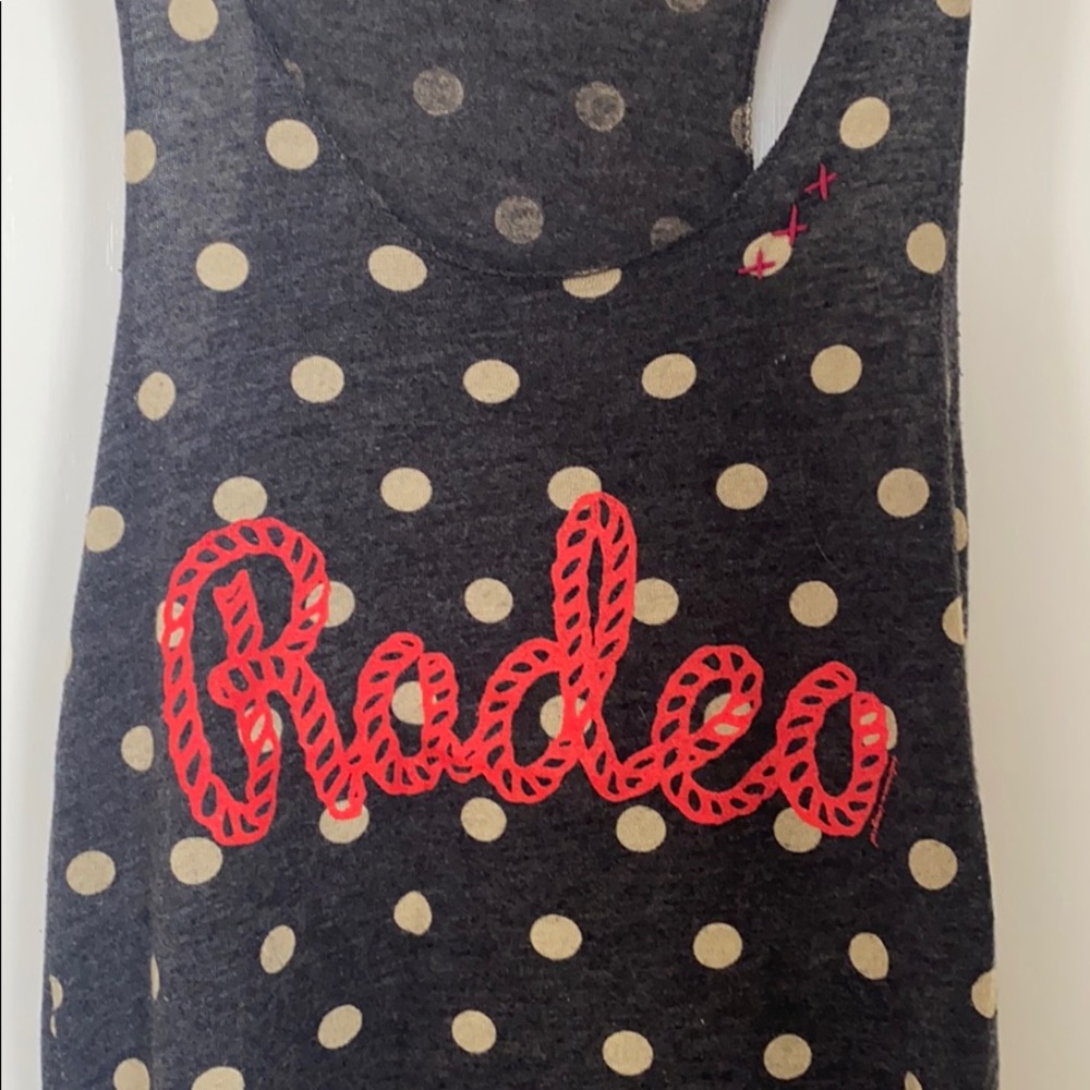 Polka Dot Rodeo Tank - Picture 2 of 5